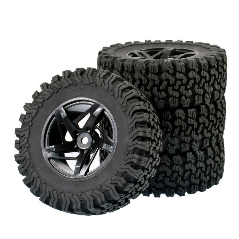 1.9 Rubber Tire Wheel Tyres for 1/10 RC Crawler Car Traxxas TRX4 LC70 D90 Axial