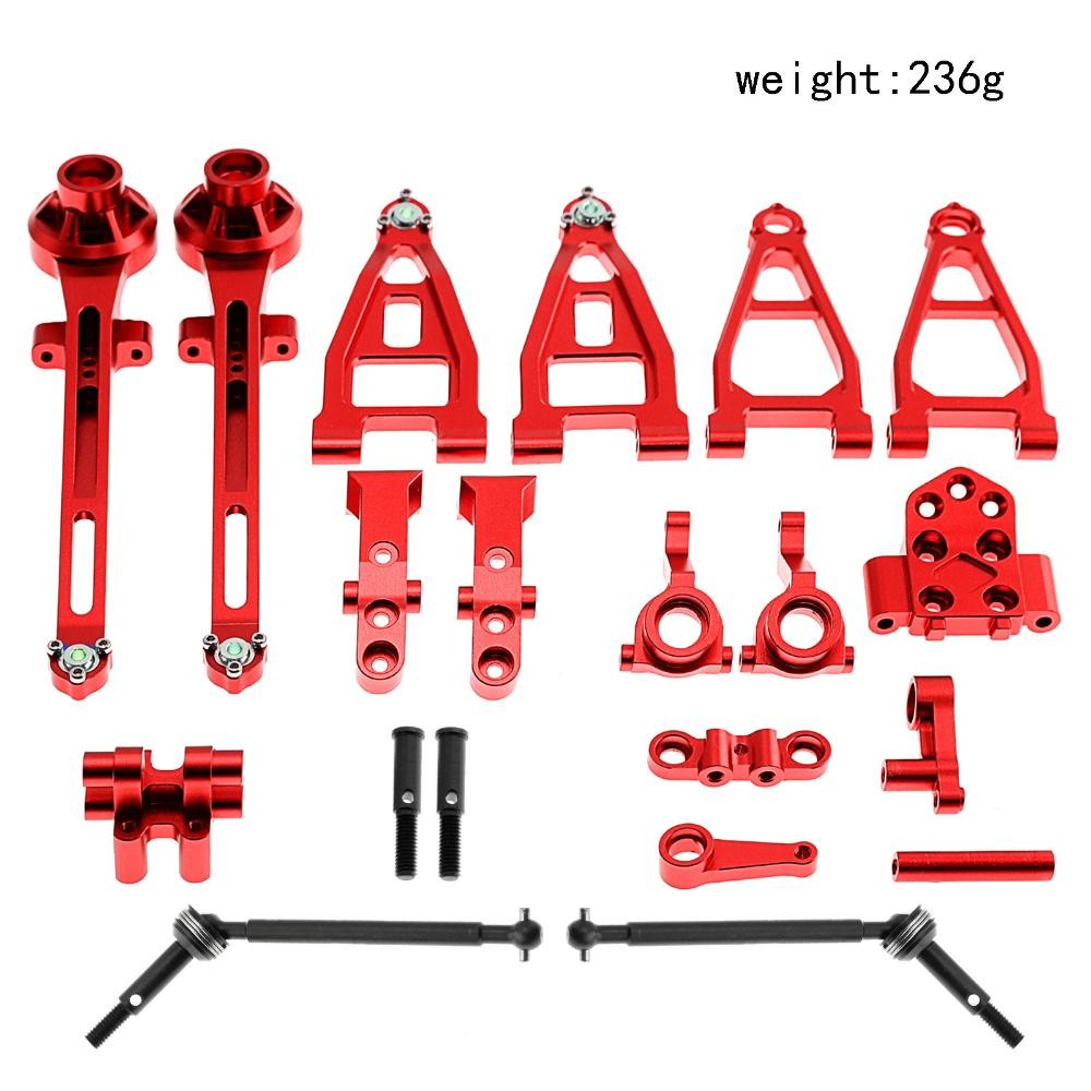 Full Metal Upgraded Parts Set For Tamiya BB01 BBX BB-01 1/10 RC Car Replacement
