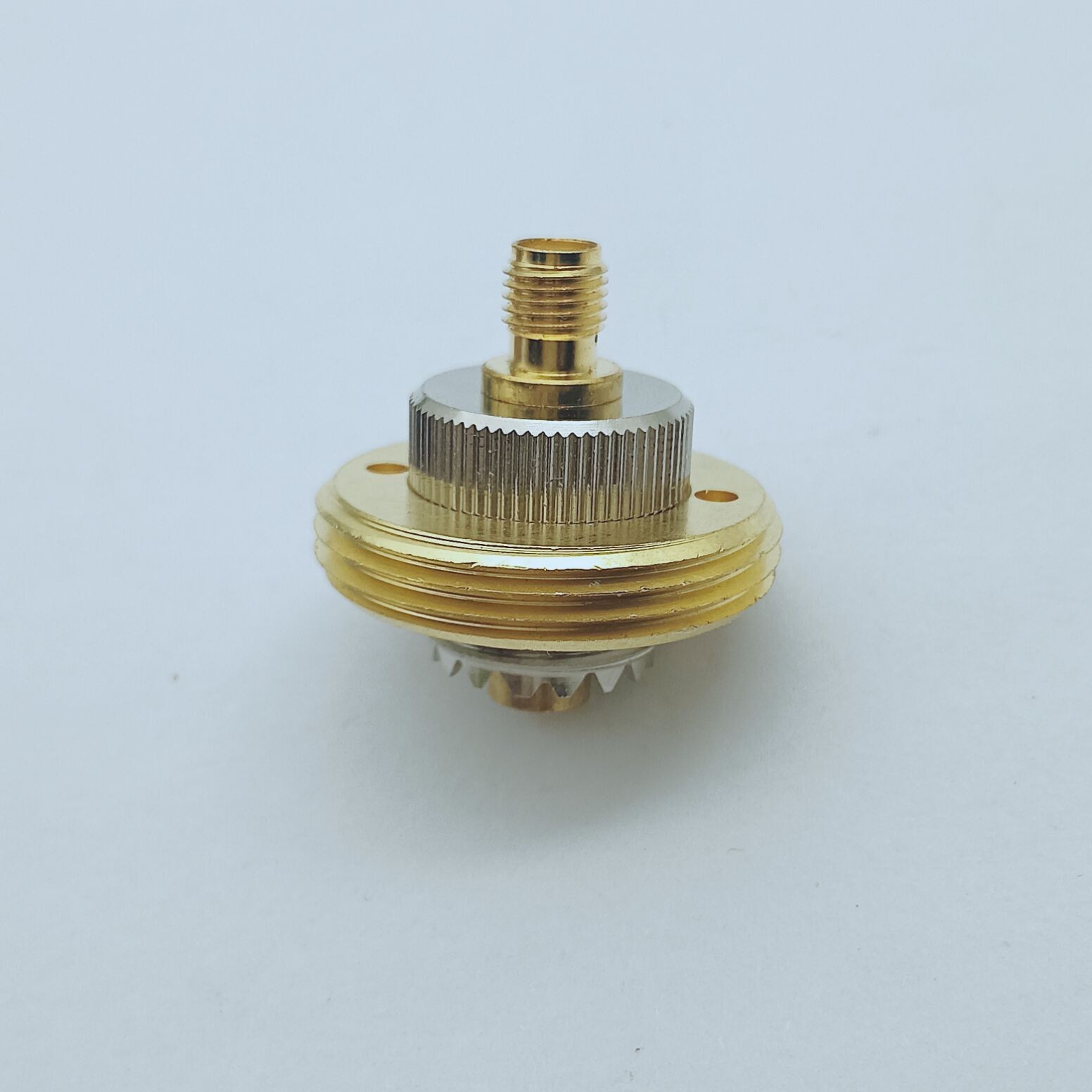 NMO Mount connector 5/8″ hole to SMA Jack adapter UHF/VHF Antenna Ham Radio MOTO
