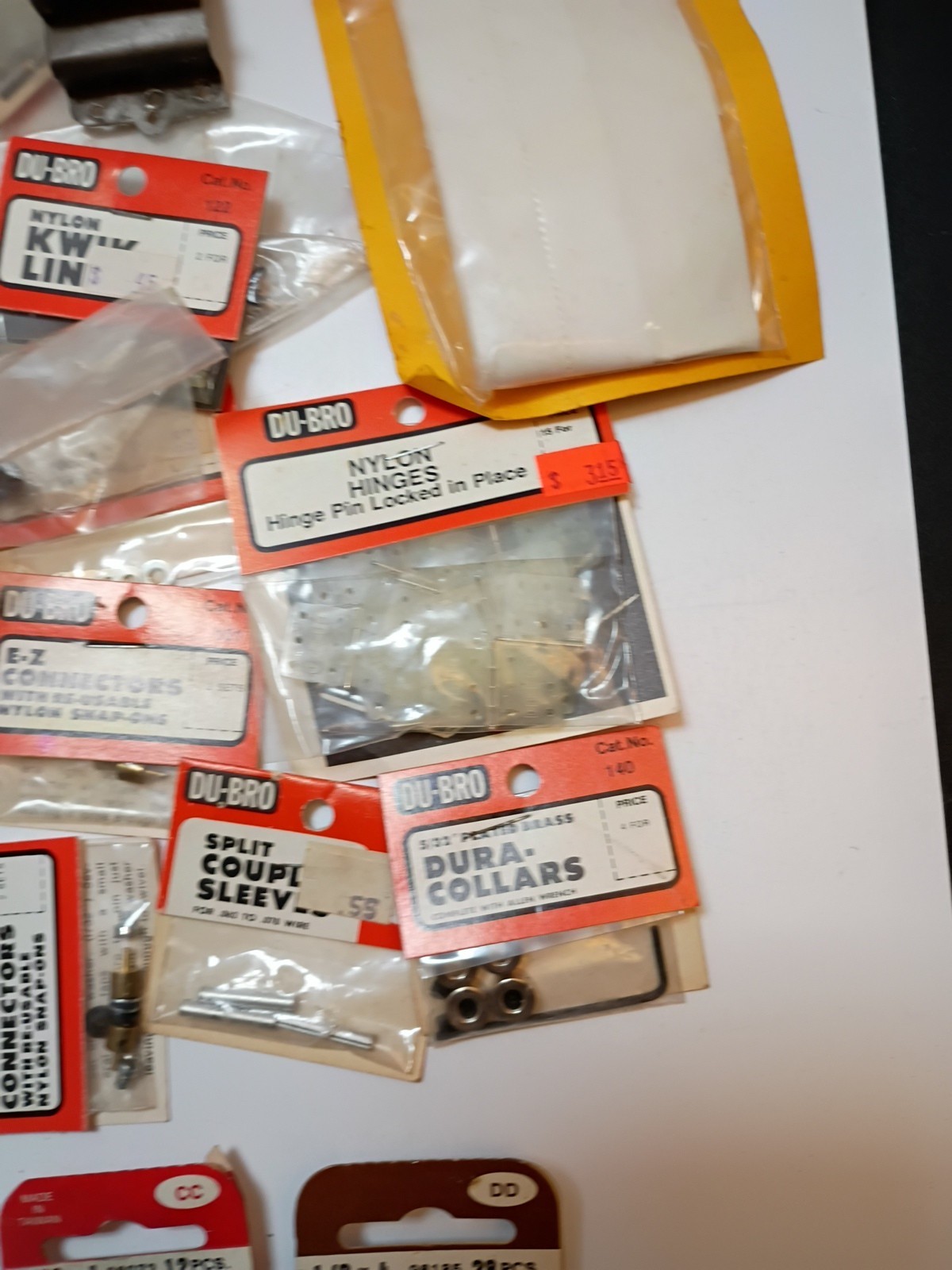 Vintage RC Model Airplane Parts Lot, Du-bro,Ernst,Sig,pylon,Granite,CB, etc