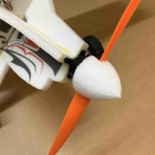 1 3/4″ EPP Nose Cone Spinner – Prop Saver Motors – White Color, great for Fomie