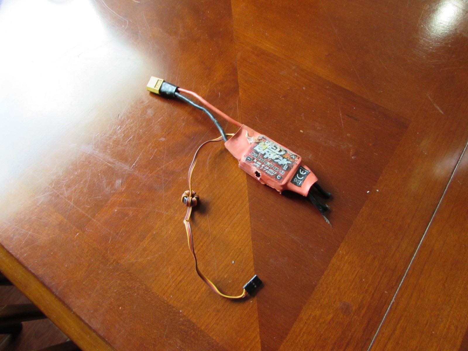 Red Brick 70A Brushless ESC Electronic Speed Controller used, tested!