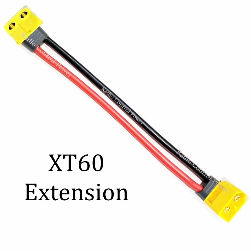 RCP Extensions XT60 12 awg Wired Extensions