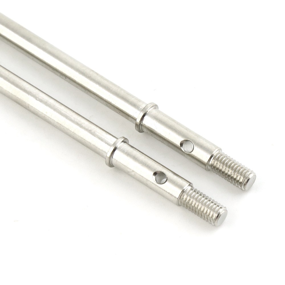 2Pcs Silver Steel Rear Alex CVD Drive Shaft Replacement For Traxxas 1/7 RC Car p
