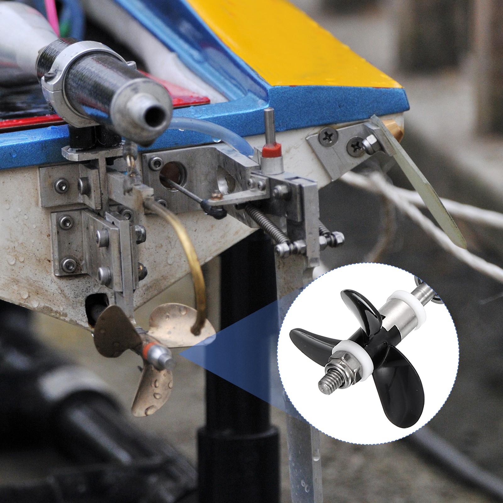 Para Drive Shaft W Propeller and Universal Joint, L130mm, Fit for 2mm