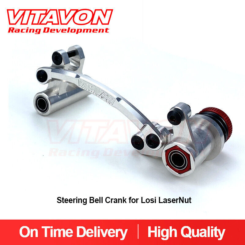 VITAVON Redesigned CNC Alu#7075 Steering Bell Crank for Losi LaserNut
