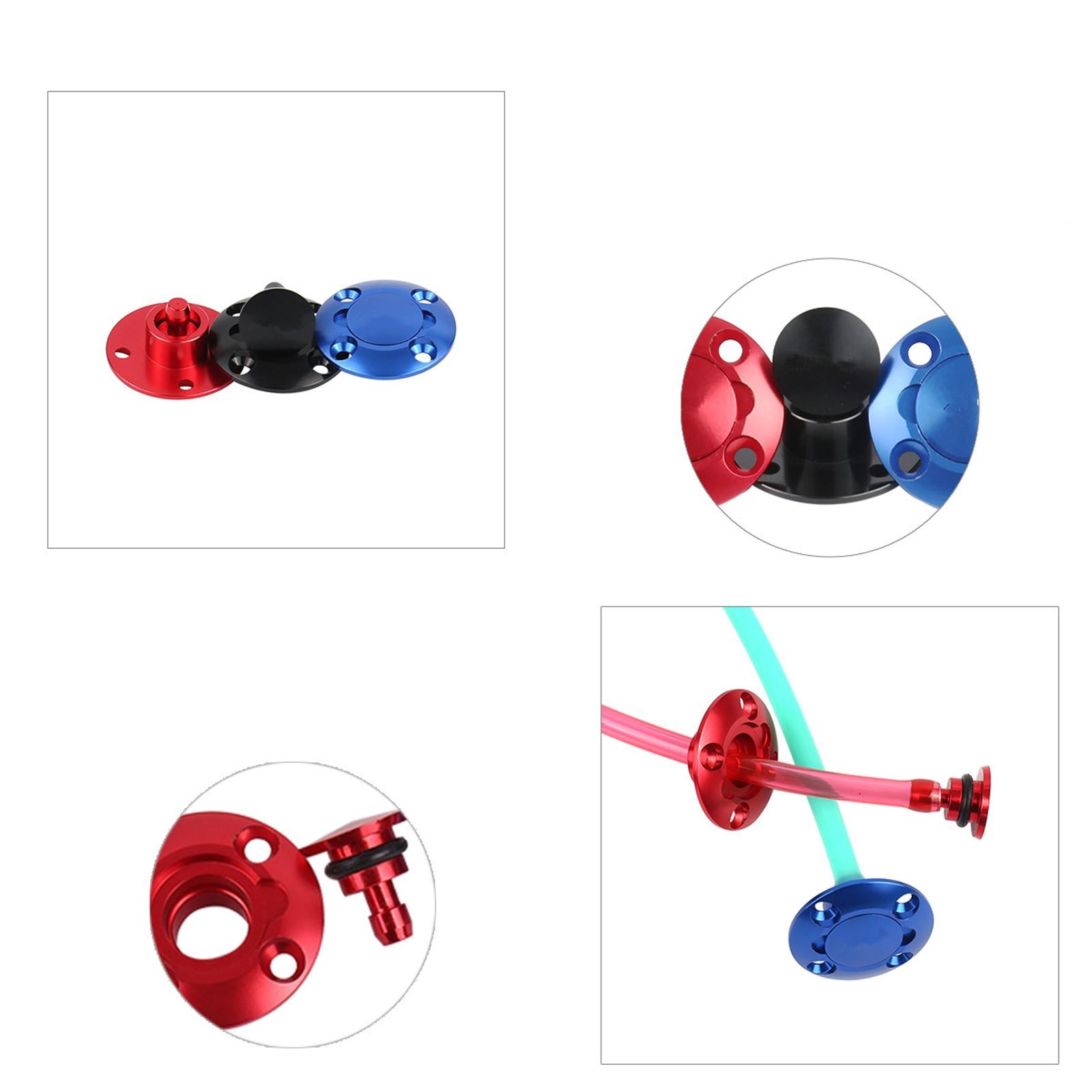 1pcs CNC Aluminum Alloy Round Fuel Dot Cap Oil Tank Plug For RC Airplane Model