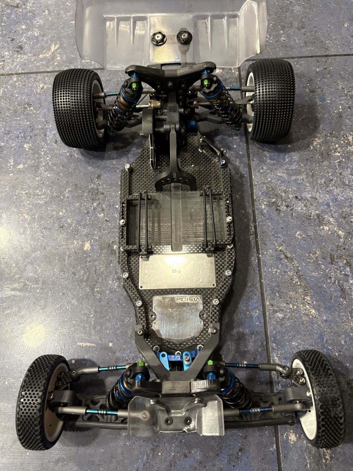 Team Associated B6.4 buggy with Vision carbon chassis