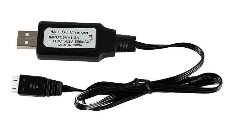 7.4V 1500Mah Li-ion Battery USB Charger for WLtoys 4WD Rc Cars 12403 12401 12402