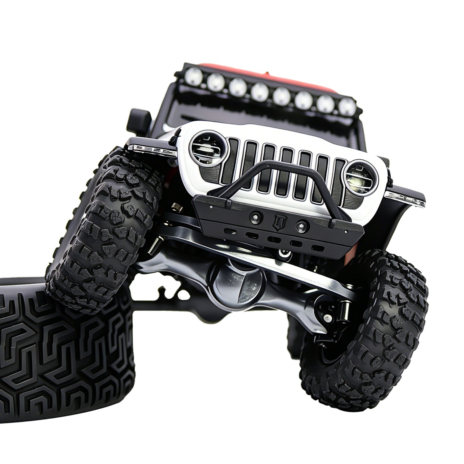 Front Rear Axle Assembly w/Brass Steering Knuckle For Axial SCX30 Bronco K10 ADE
