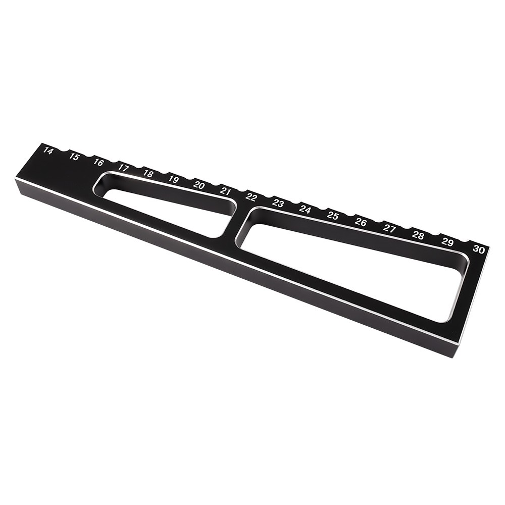 9IMOD RC Car Ride Height Gauge 14-30MM Metal Chassis Measureing For 1/8 Vehicle