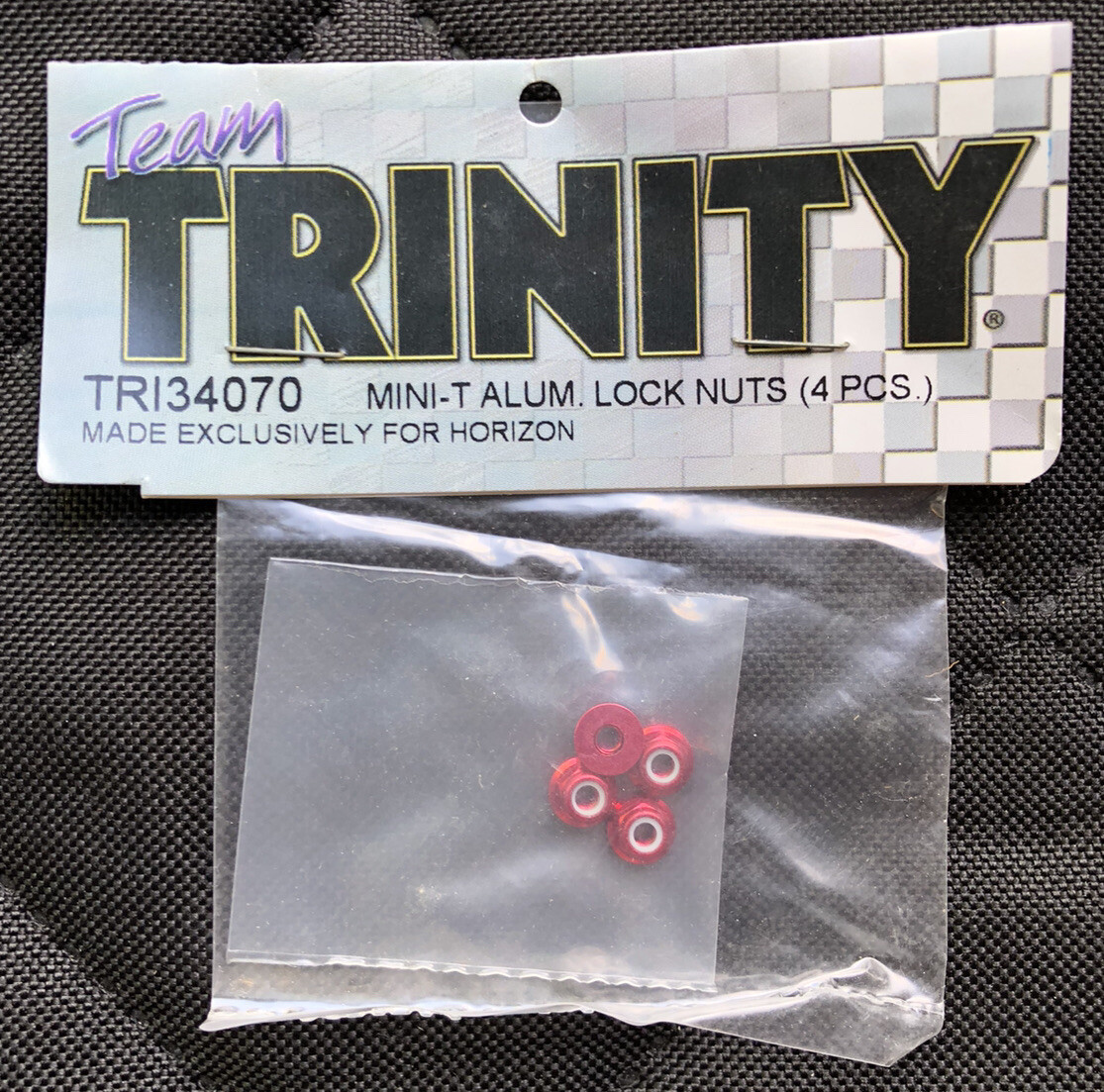 Trinity Rc Losi Mini-T Mini-B Mini Baja Wheel Lug Nut Red Vintage 1.0 2.0 Lock
