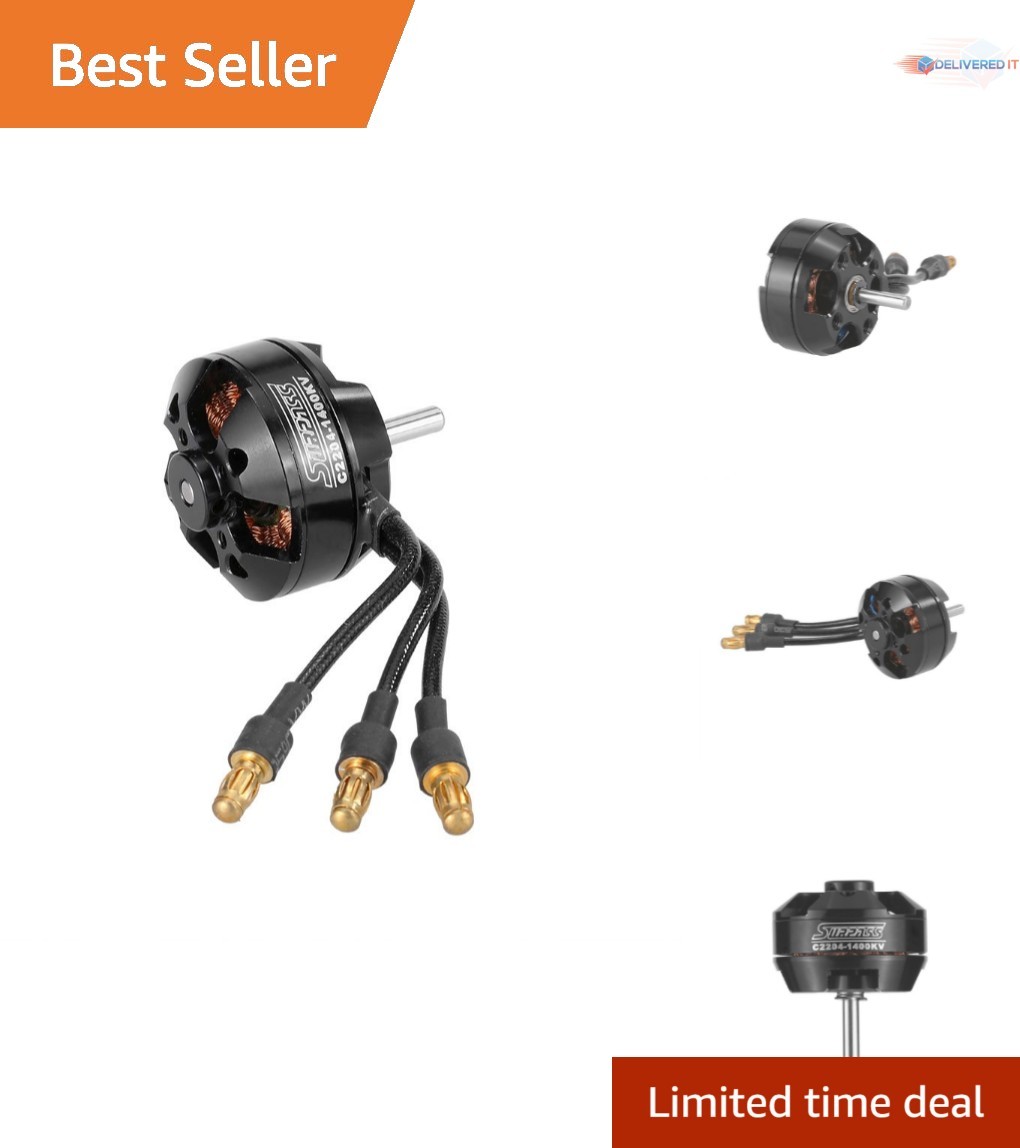 RC Brushless Motor Aluminum 2204 1400KV 14 Poles Fixed-wing Model