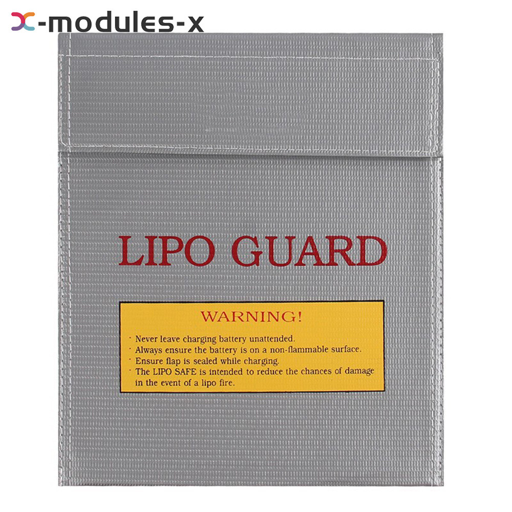 Fireproof High Quality RC LiPo Battery Safety Bag Safe Guard Charging Sack 2Size