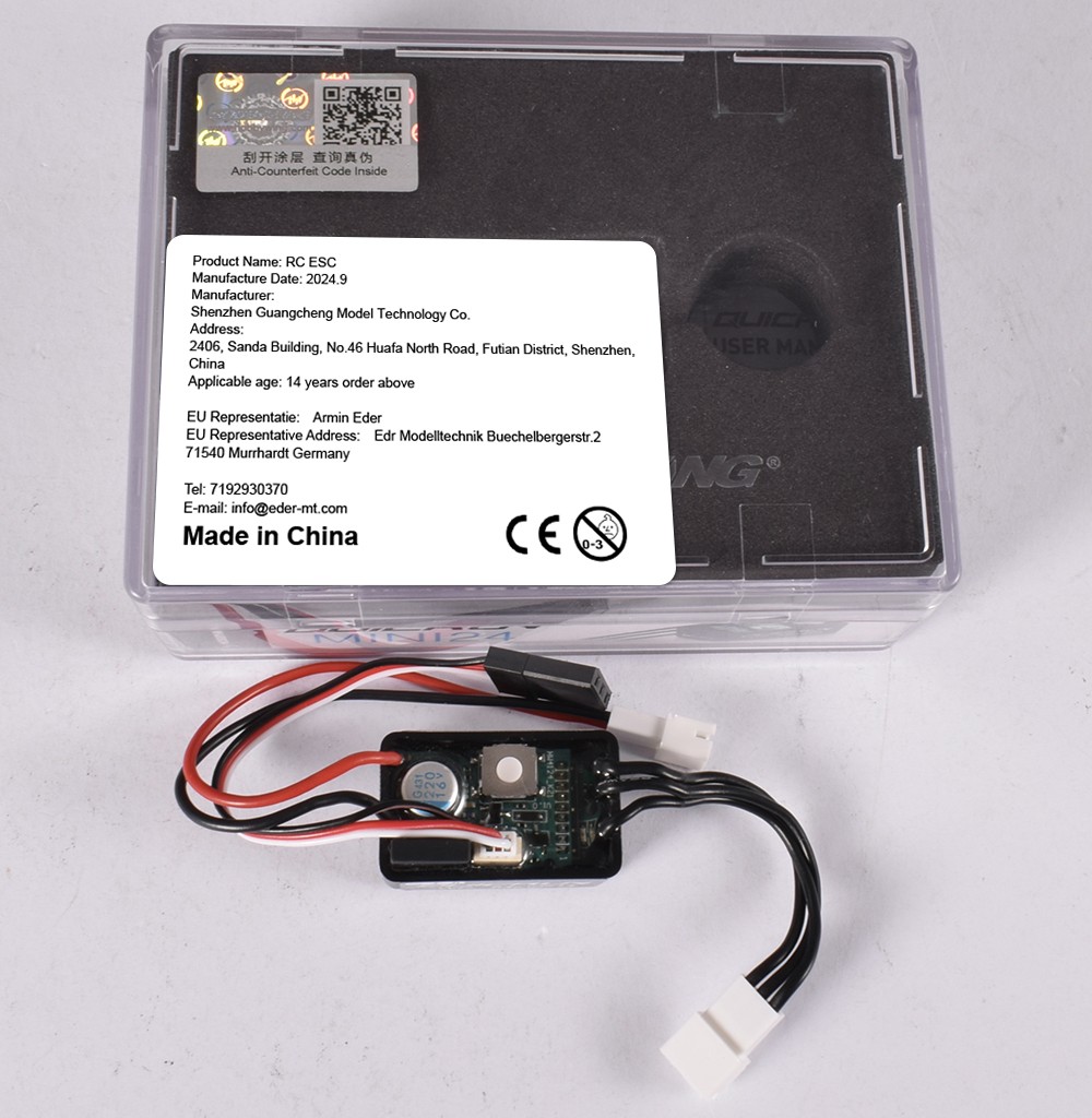 HOBBYWING QUICRUN WP-MINI24 25A ESC 1621SL 3500KV Motor For 1/24 Crawler Car
