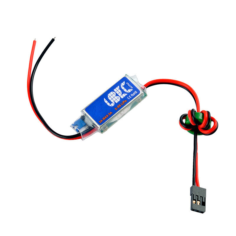 HobbyWing 3A UBEC 5A Max 5-9v w/ RF Noise Reduction RC Output BEC