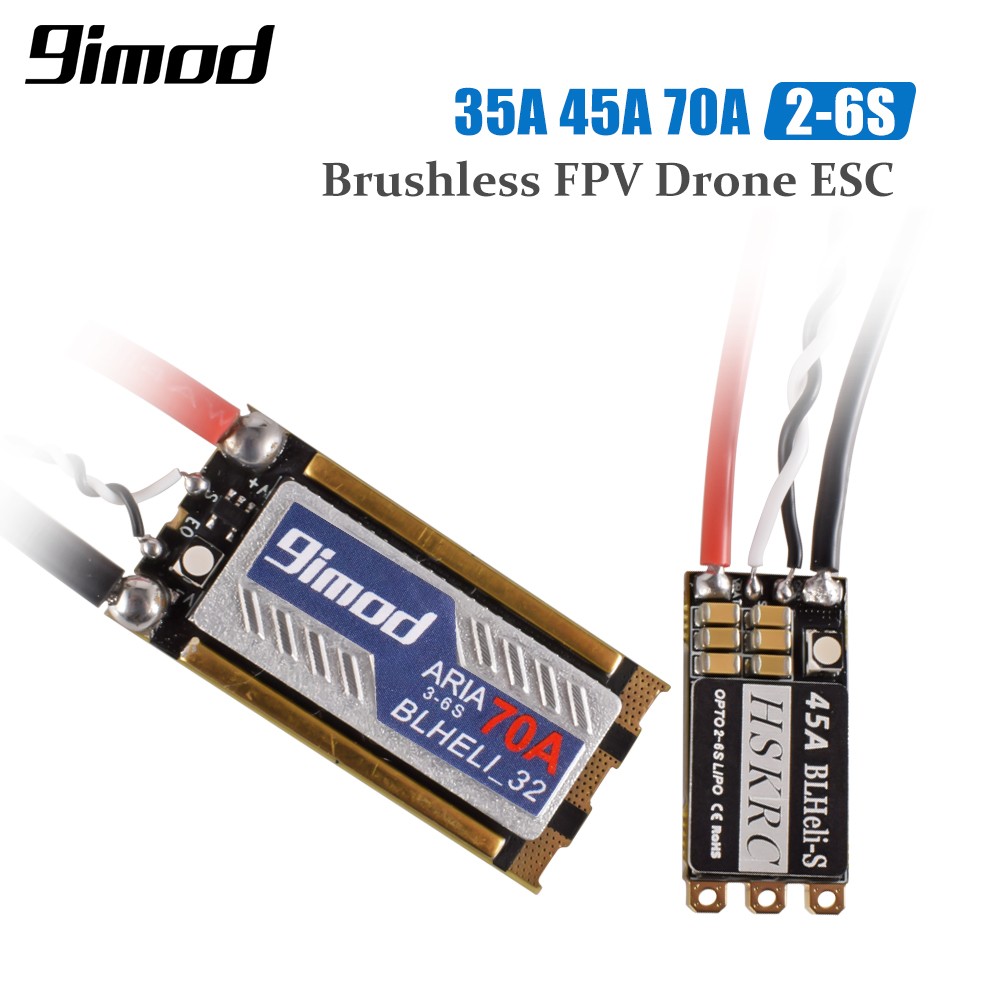 9imod 35A/45A/70A Brushless ESC 2-6S Lipo for RC FPV Racing Drone Quadcopter