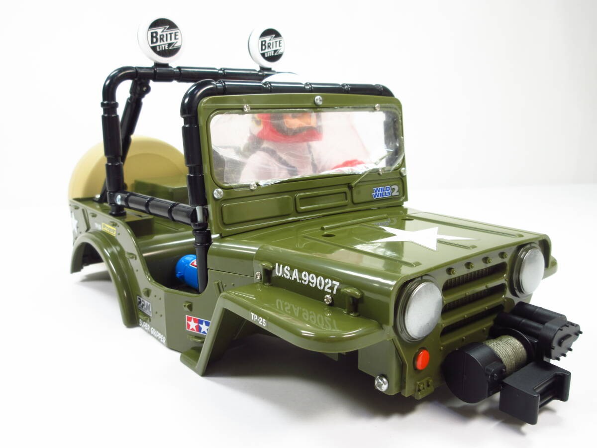 Tamiya Wild Willy 2 XB Painted Body Driver Figure WR-02 1/10 RC New Japan