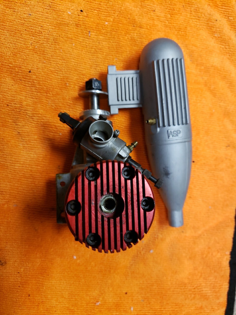 ASP Engine – ASP 108 ABC Red Head RC motor – Nice – NL24