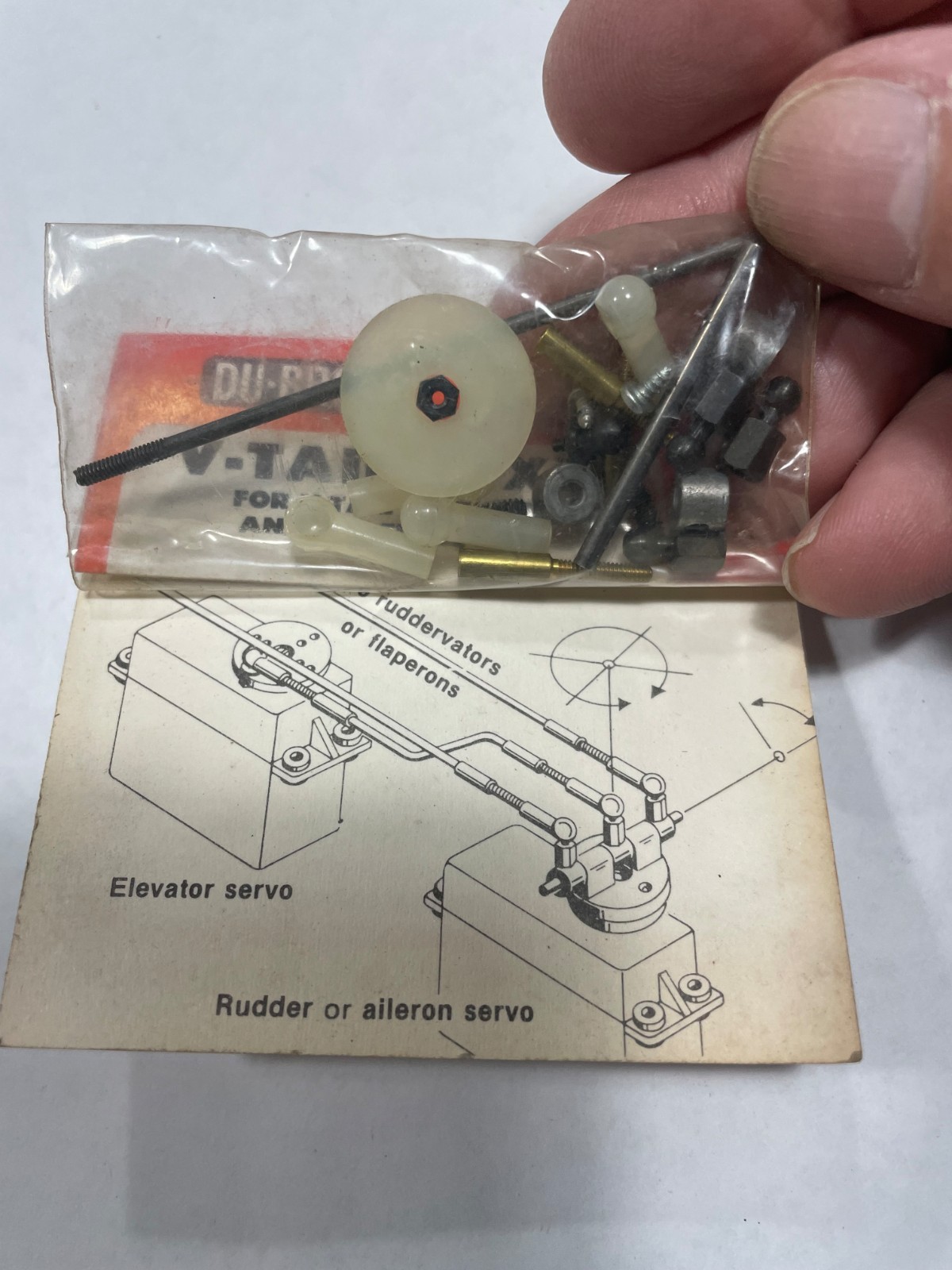 VINTAGE R/C DU-BRO V-TAIL MIXER (FOR V-TAIL AIRPLANES & FOR FLAPERONS) #215
