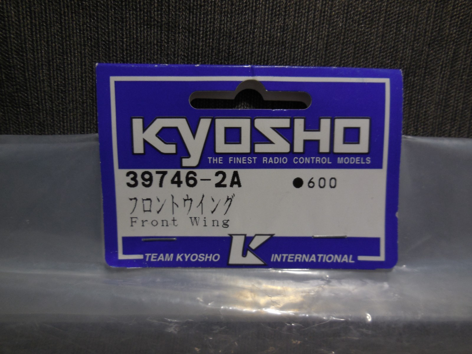 VINTAGE NOS Team Kyosho International Part for Formula 1 Front Wing Set 39746-2A
