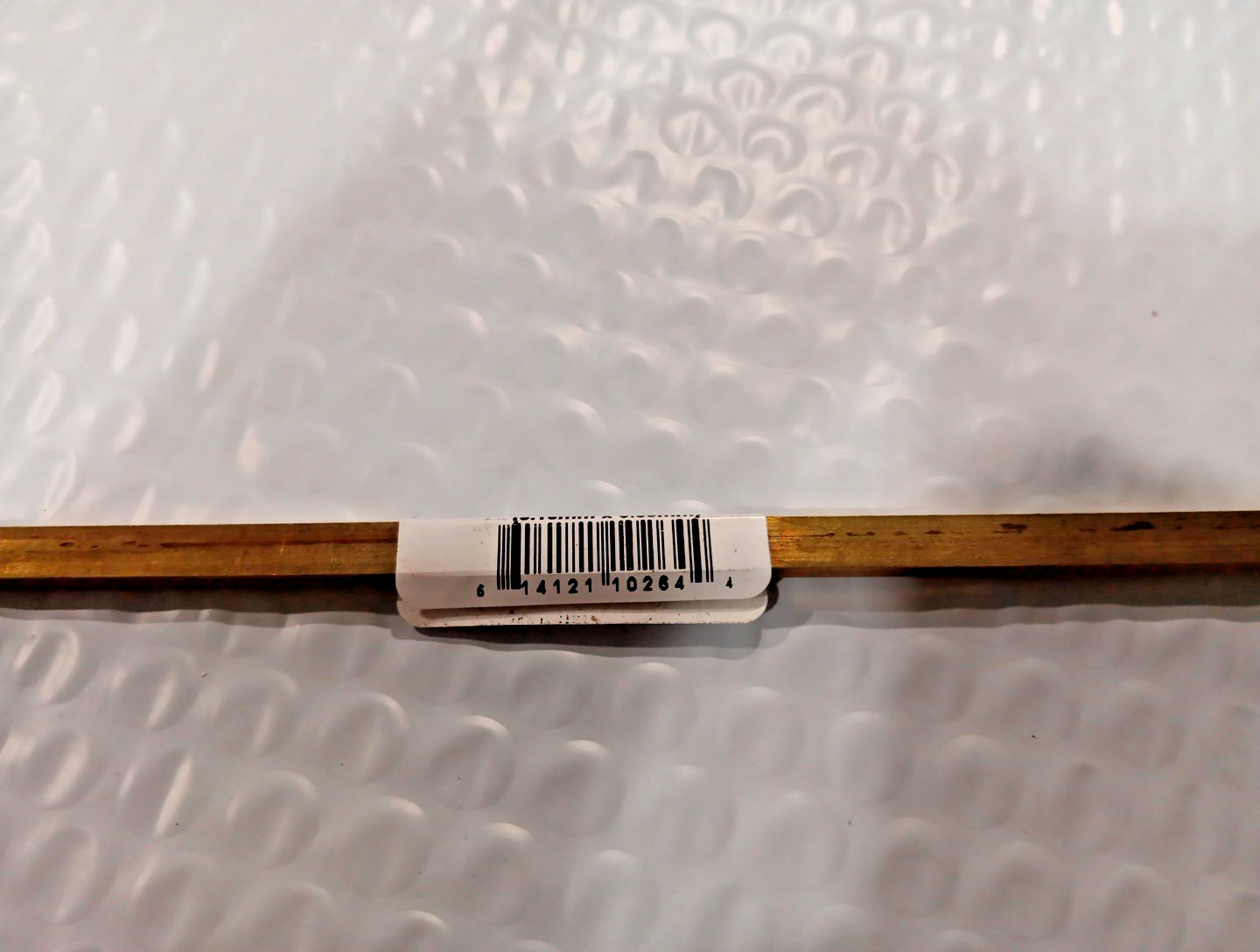 K&S PRECISION METALS #264~NIP~Rectangular Brass Tube: 1/8″ X 1/4″ x 0.014″ Wall