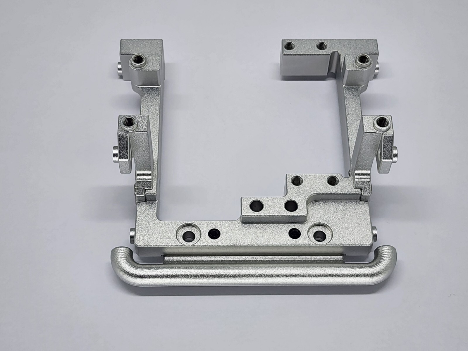 H-TECH RC CNC Aluminum Custom Front Mount For Vanquish H10 Optic (Silver)