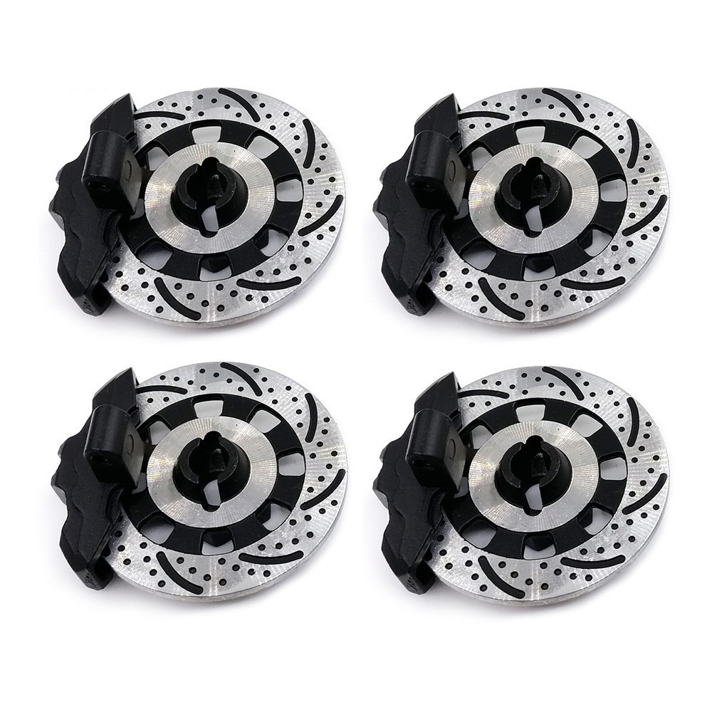 4Pcs Red Brake Disc Calipers For TRAXXAS UDR Unlimited Desert Racer 1/7 RC Car L