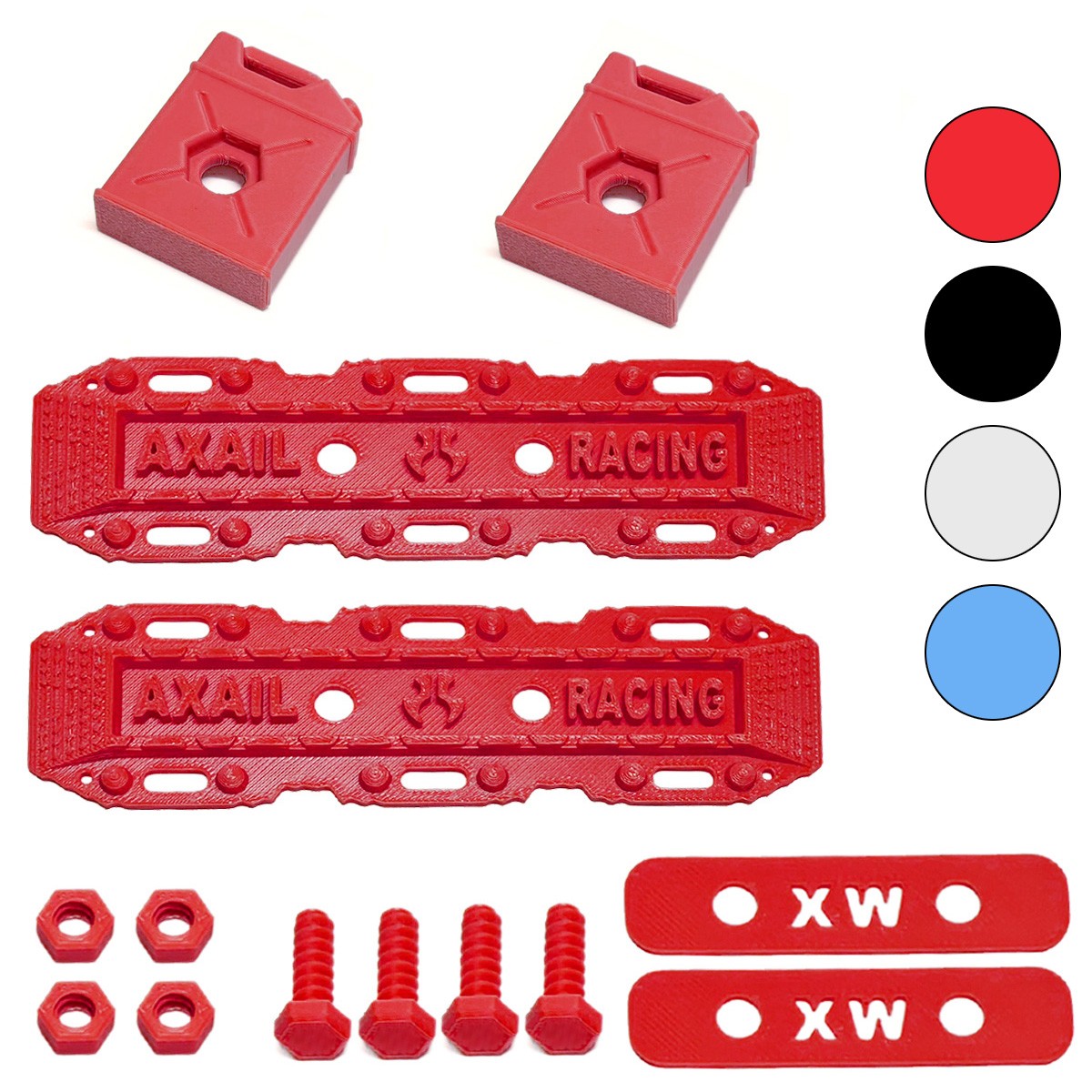 Off Road Sand Rescue Escape Boards Fuel Tank for Axial SCX10 III JT Gladiator