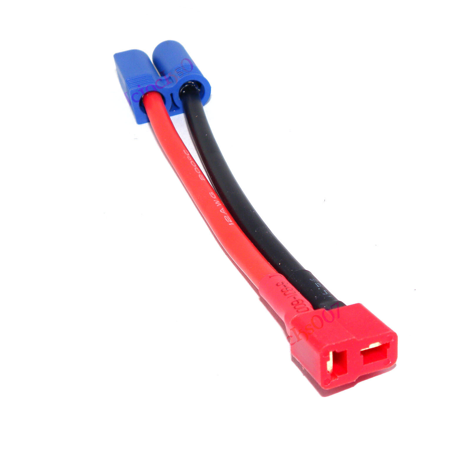 Lipo Battery Adapter EC5 IC5 to TRX Traxxas XT60 T-plug Male female 12AWG
