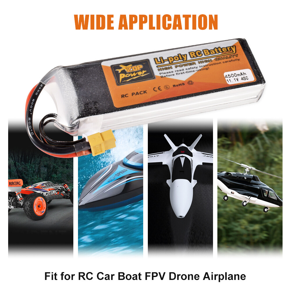 9IMOD 3S RC Lipo Battery 11.1V 650-6000mAh 25C-75C for RC Car Boat FPV Drone