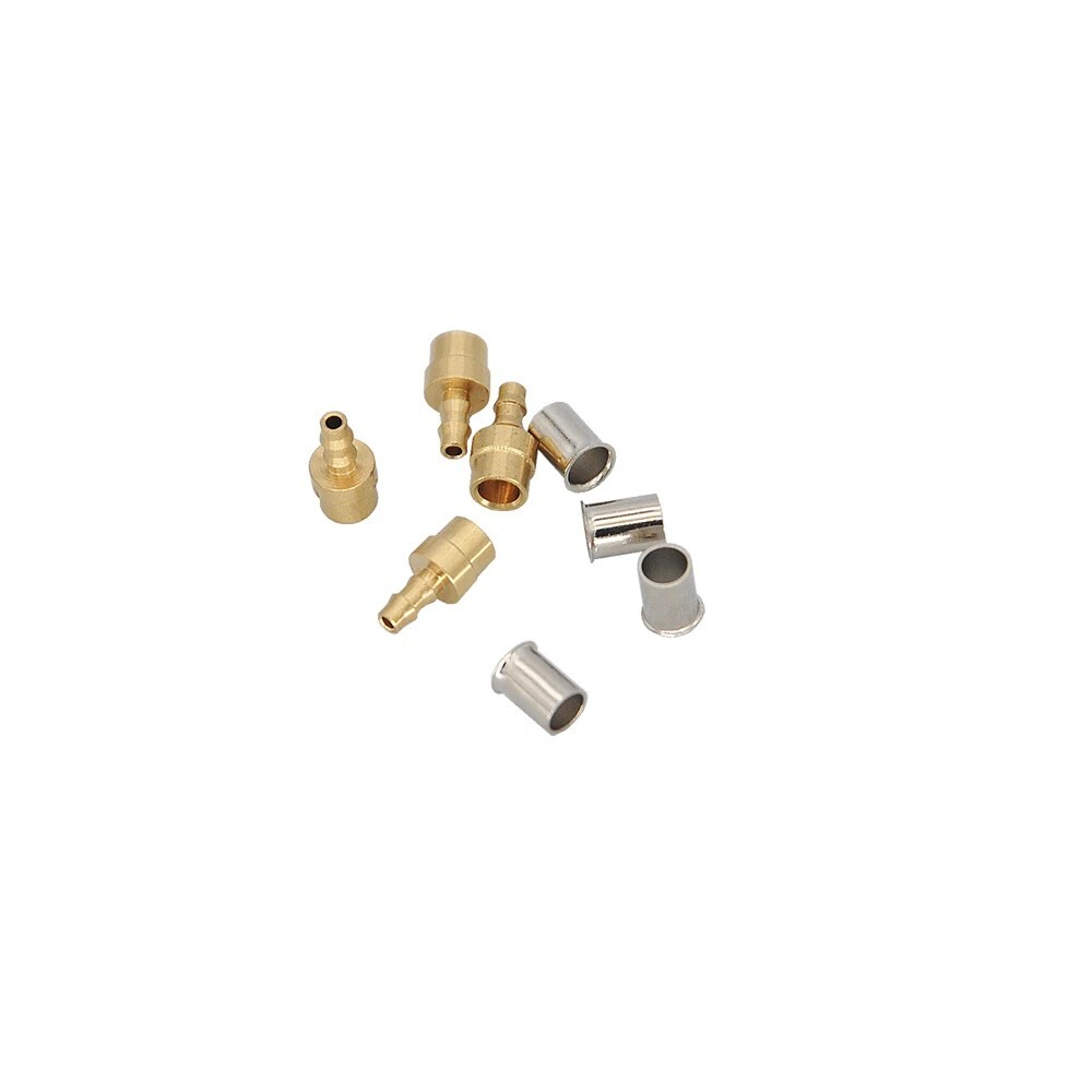 3mm Copper Pipe Solder Connector With Stainless Steel Fixing Ring For 1/14 RC