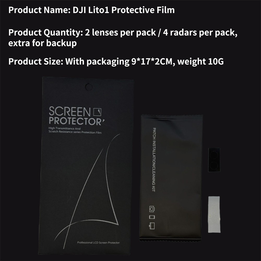 For DJI Lito1/X1 HD Nano Film Lens Protector Scratch Impact-Resistant Accessory