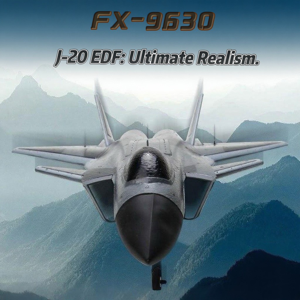 FX9630 RC Plane 3CH RTF EPP Foam 30mm EDF Beginner-Friendly J-20 Style