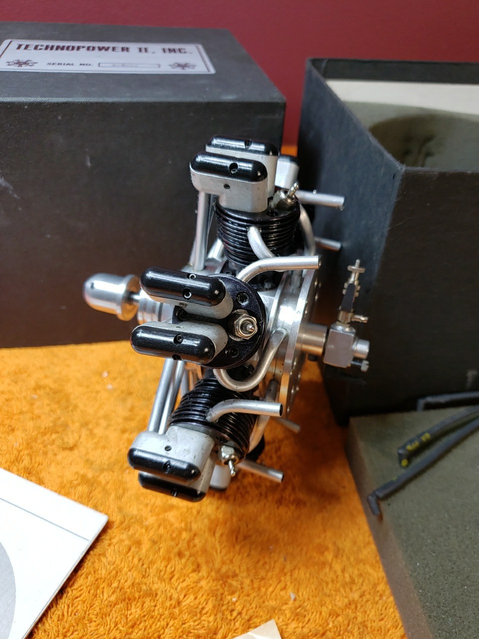Technopower II Inc. Techno Power 7 Cylinder 4C RC Classic Radial Motor