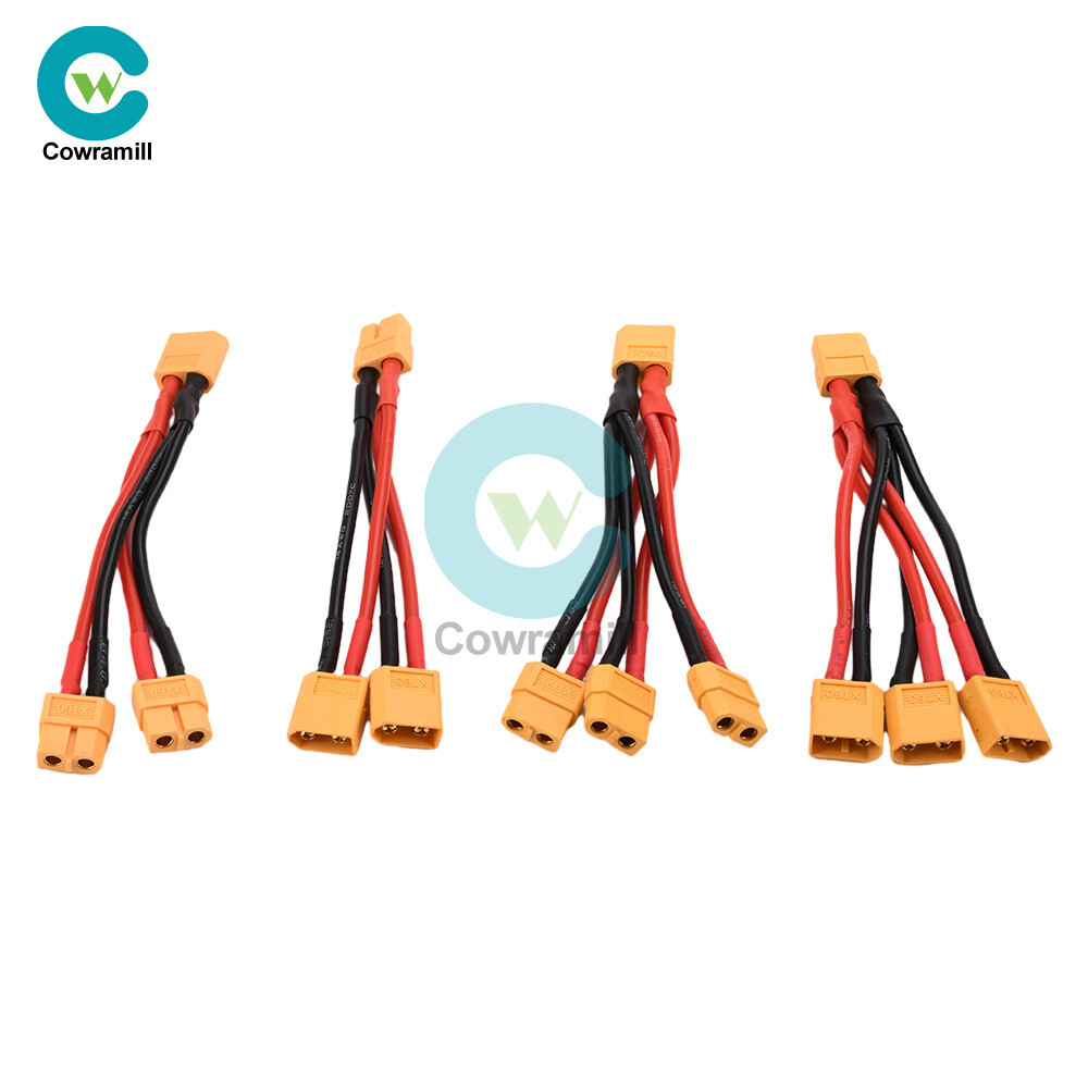 14AWG XT60 Male/Female Wire Parallel Battery Connector Extension Cable for RC