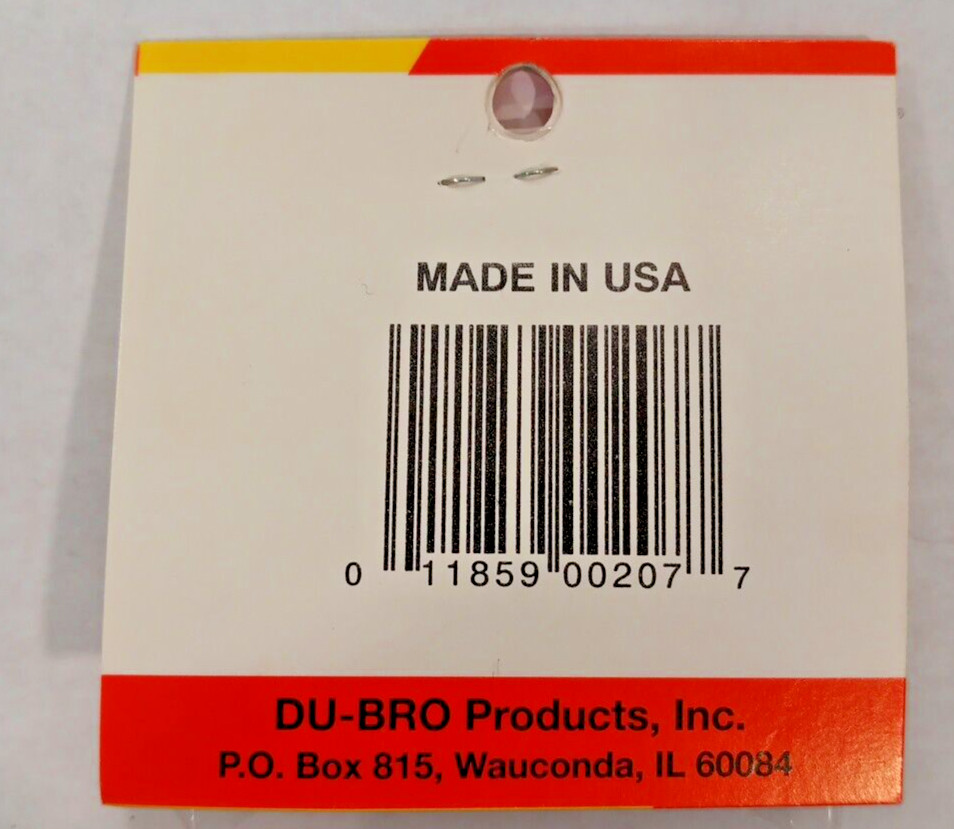 DU-BRO CAT. NO. 207 ~NEW IN PKG~ Kwik Switch & Charging Jack