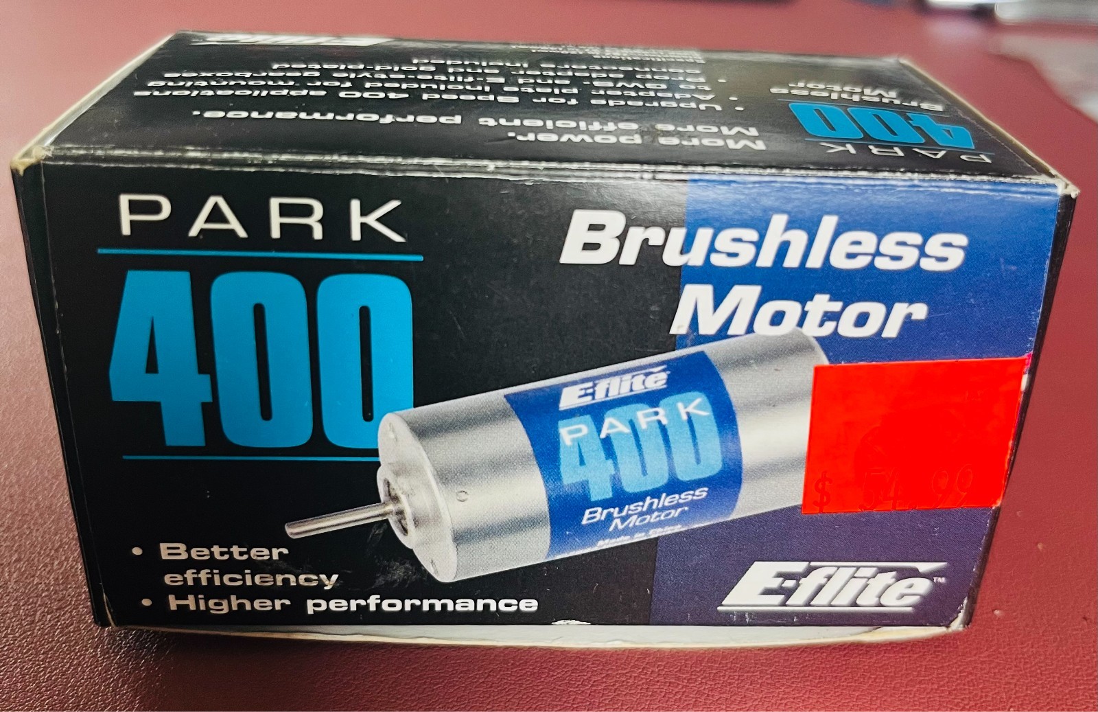 Vintage NOS E-flite Brushless Motor 4200Kv Park 400 EFLM1100 Motor ONLY