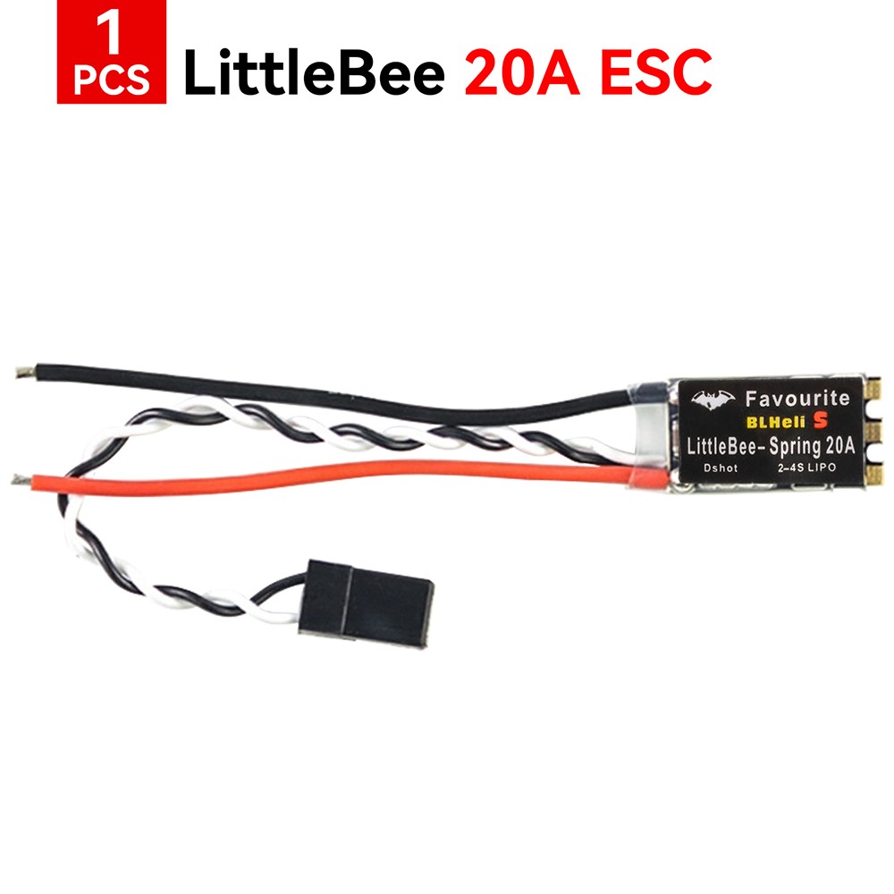 LittleBee 20A 30A ESC BLHeli_S 2-6S Brushless for RC FPV Drone Mulitshot DSHOT