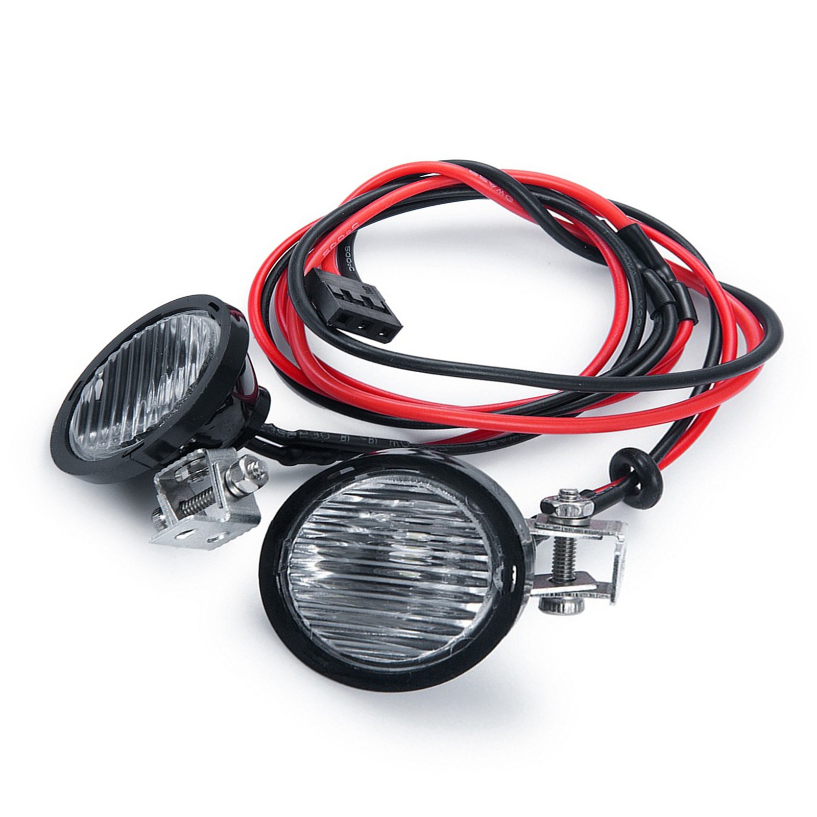 2X Round Headlights For Axial TRX4/6 Redcat RR10 MST 1/10 1/8 RC Car Parts