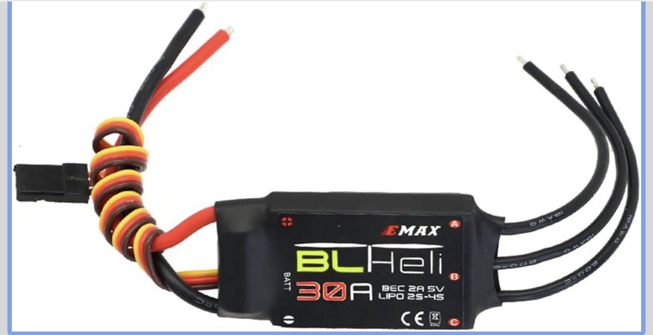 EMAX BLHeli Brushless ESC, 12A-80A Optional 2-6S LiPo RC Drone Firmware (30A)