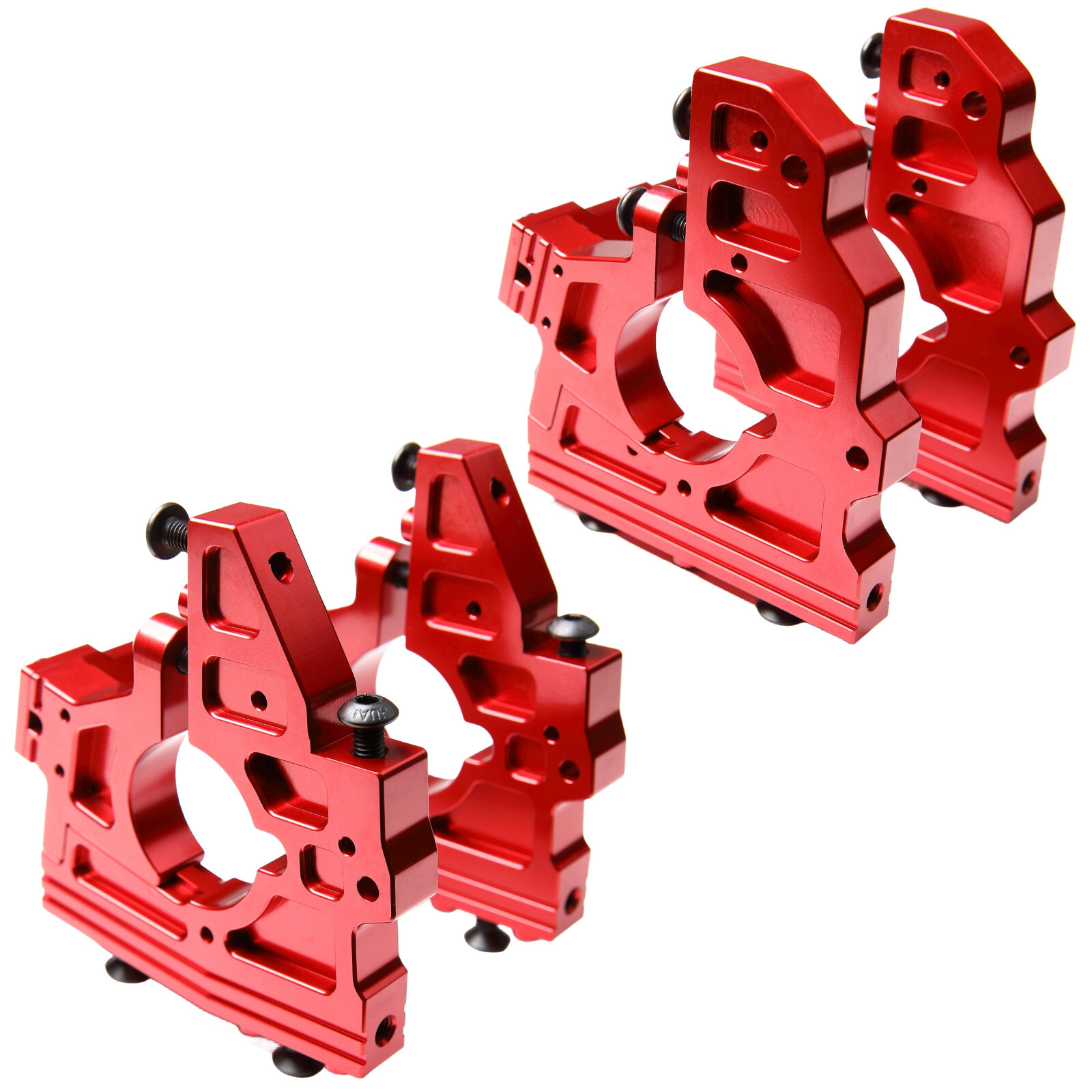 GTB Aluminum Front & Rear Center Diff Brace Set for 1/5 RC Car Losi DBXL-E 2.0