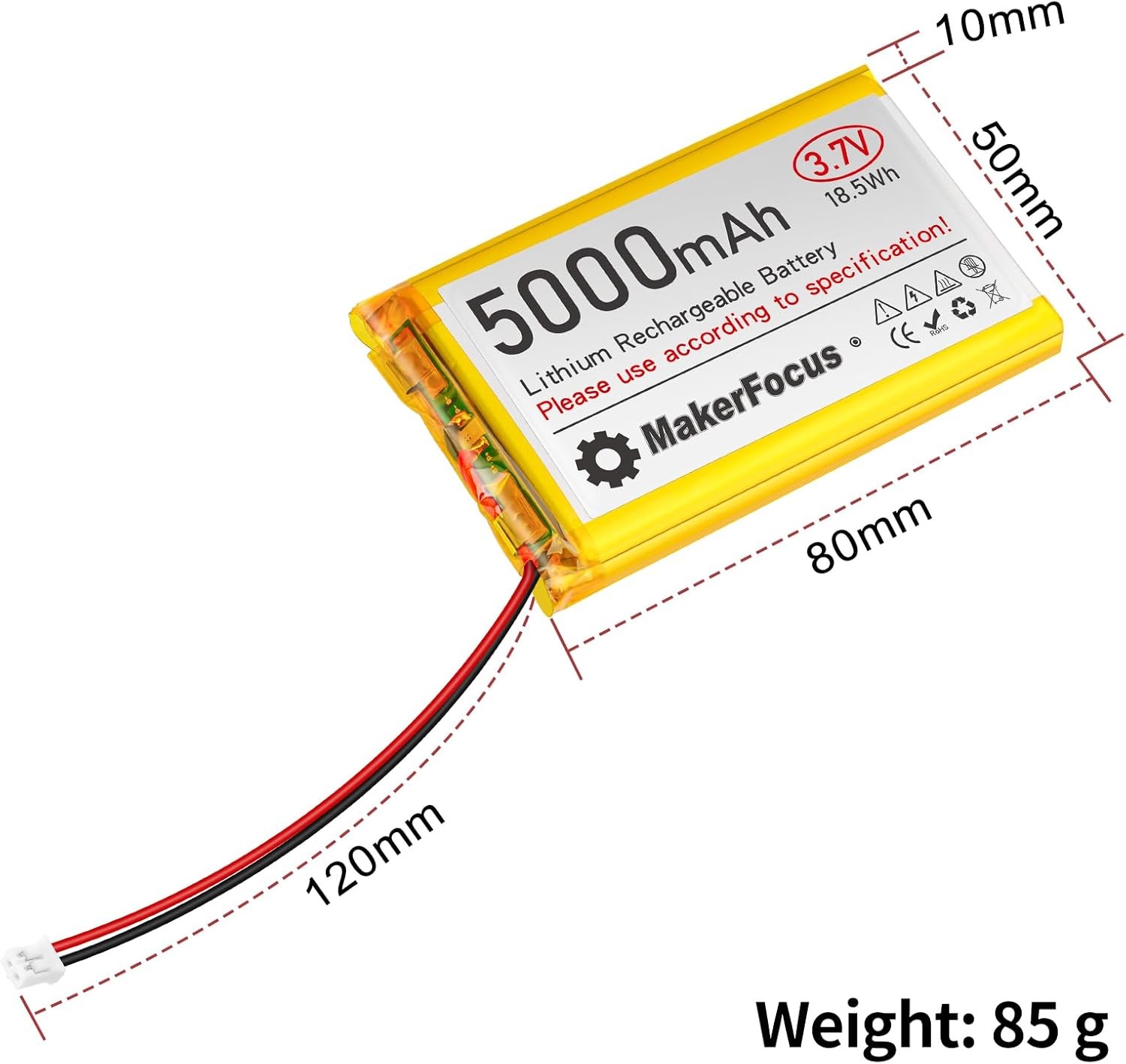 2×7.4V 5000mAh RadioMaster Li-ion Battery for TX16S Radio Transmitter Controller