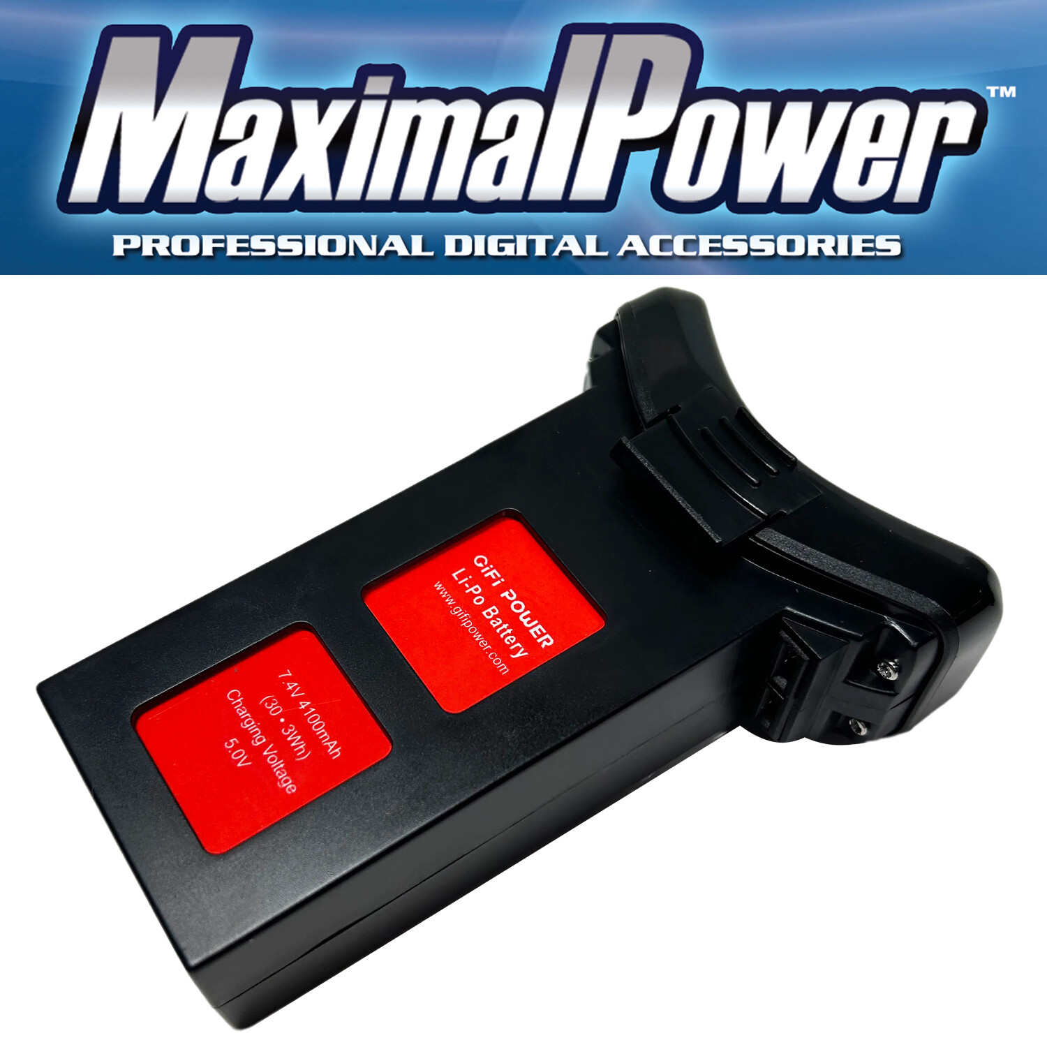 MaximalPower LiPo Battery for Holy Stone 7.4 V 4100mA HS100 SJR/C S70W RC Drone