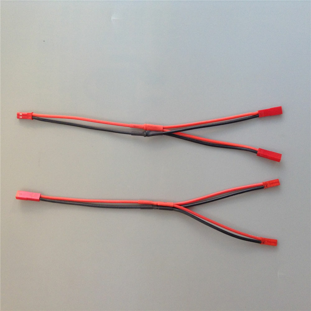 JST One drag two JST 18AWG Silicone Wire Parallel connection Battery EBC