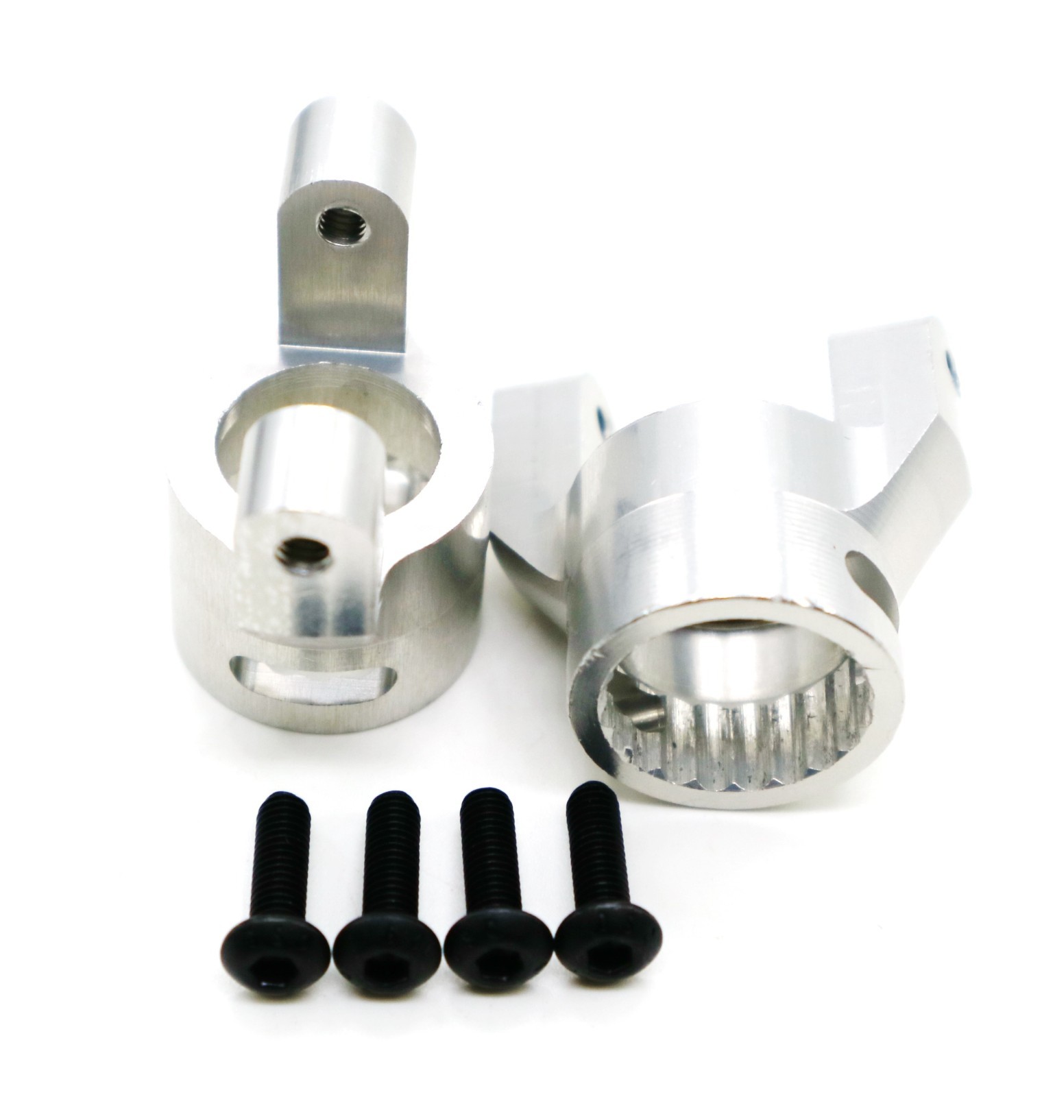 Aluminum Upgrade Parts Fit 1/10 Rc AXIAL Jeep Wraith AX90056 Crawler Car silver