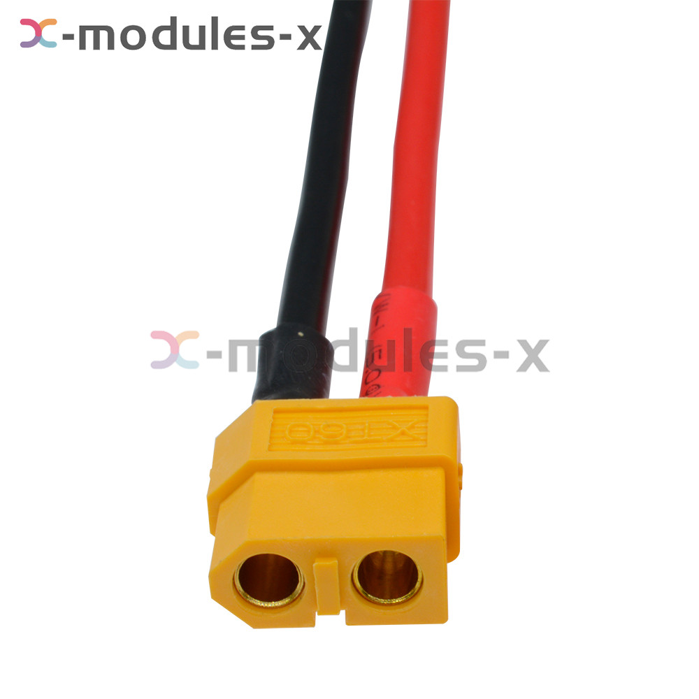 XT60 Male / Female Connectors 10CM Silicone Wire Cable 14 AWG For Lipo RC ESC