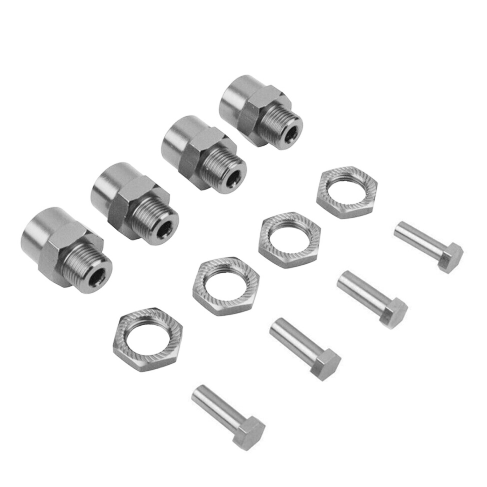 12pcs/Set Alloy Wheel Hex Hub Adapter Conversion Extension For 1/8/10 RC Car i