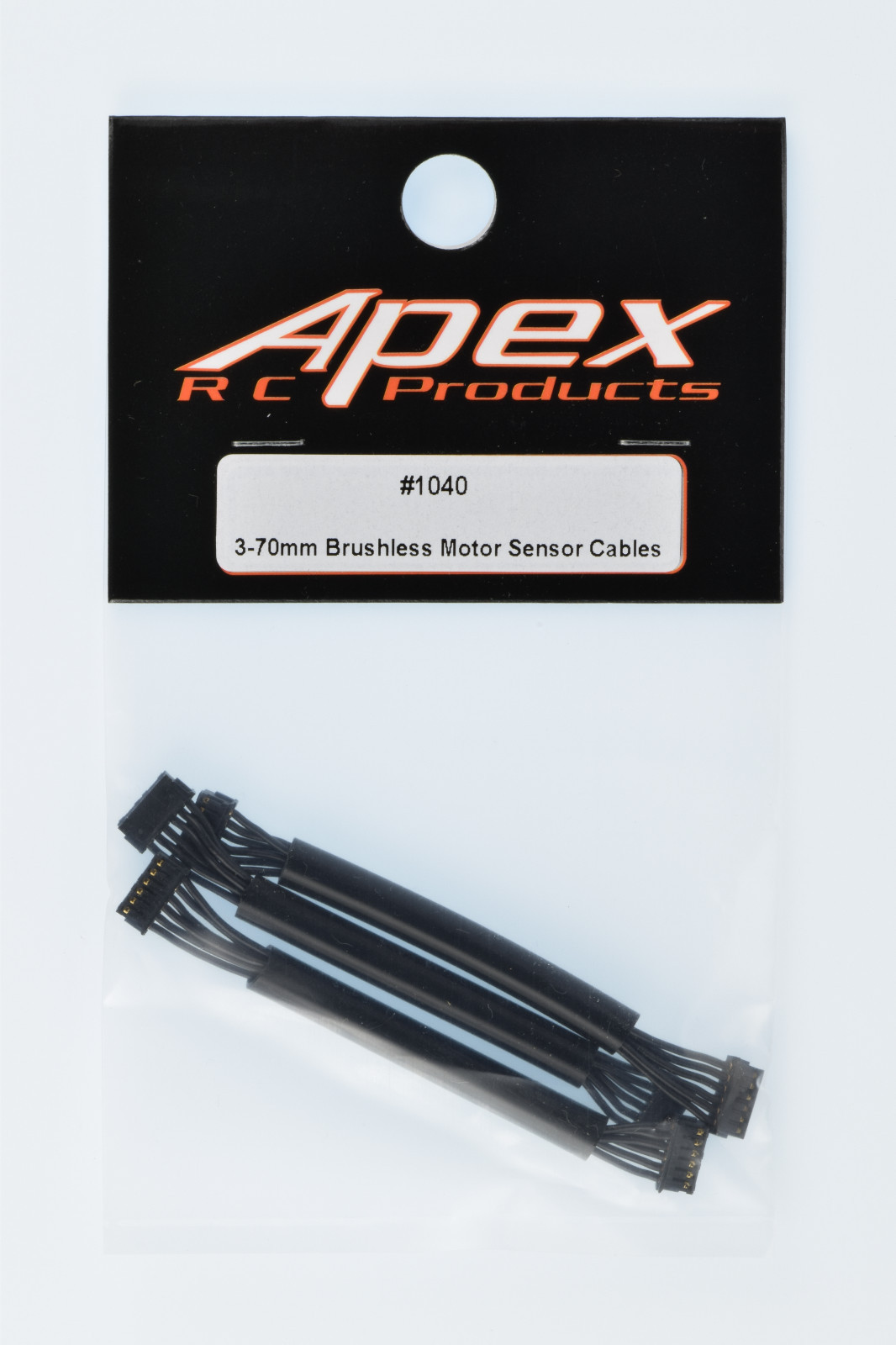 Apex RC Products 70mm Silicone Brushless Motor Sensor Cables – 3 Pack #1040