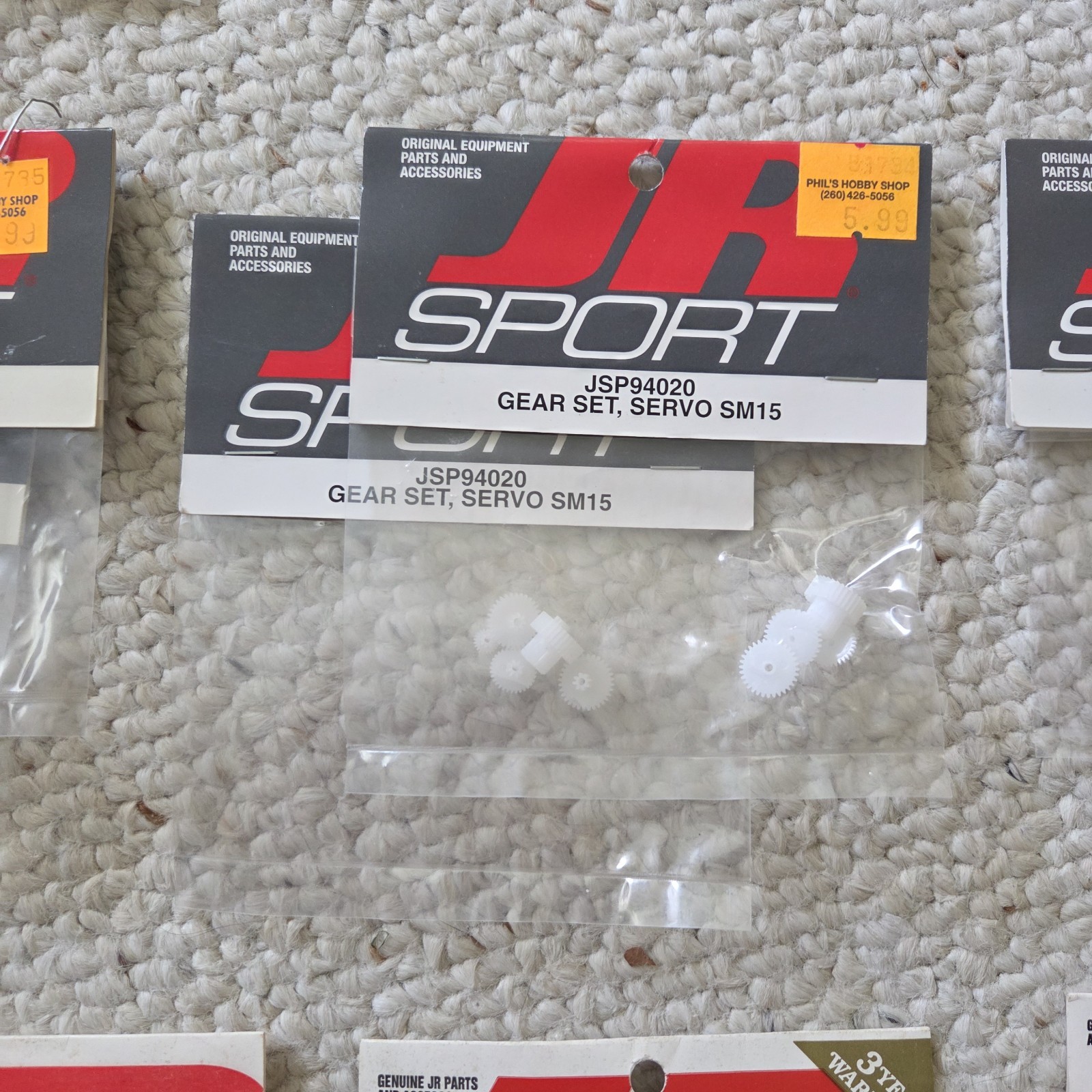 JR Racing ~ Plastic Servo Gear Lot ~ 44 Items ~ RC Servo Parts Lot ~ NIP NOS